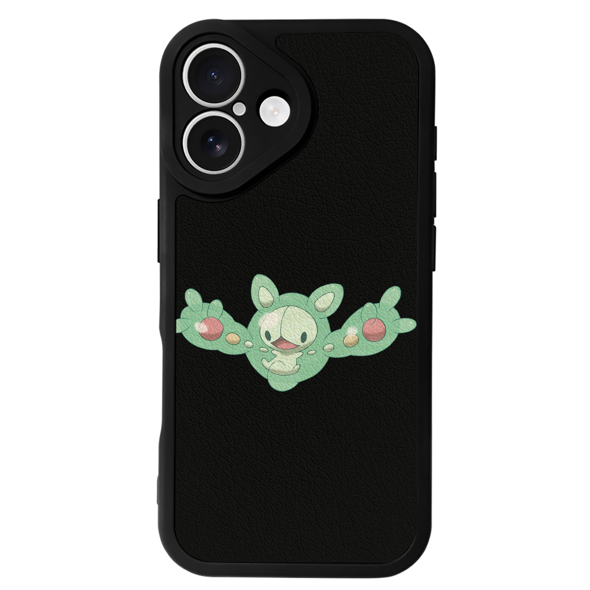 （画像用） ポケットモンスター Pokémon 【iPhone 16シリーズ対応】シリコンスマホケース（レザー調） 材質：シリコン